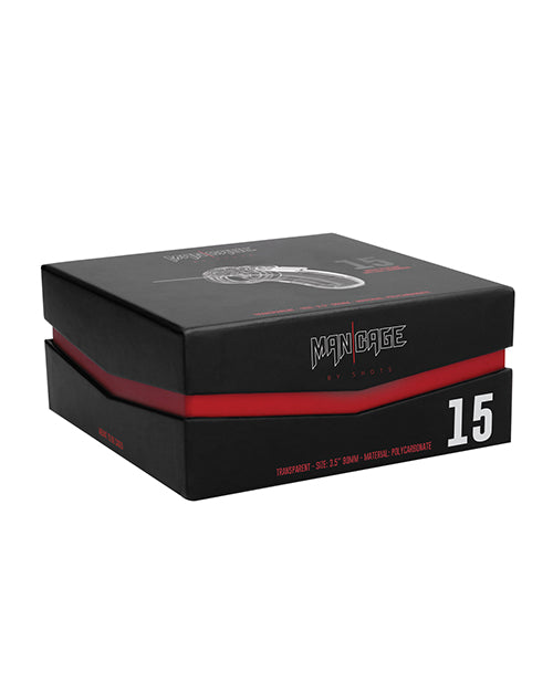 Shots Man Cage W/silicone Urethral Sounding - GreatEagleInc