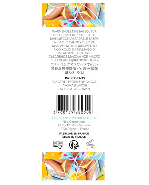 Exsens Of Paris Warming Massage Oil - GreatEagleInc