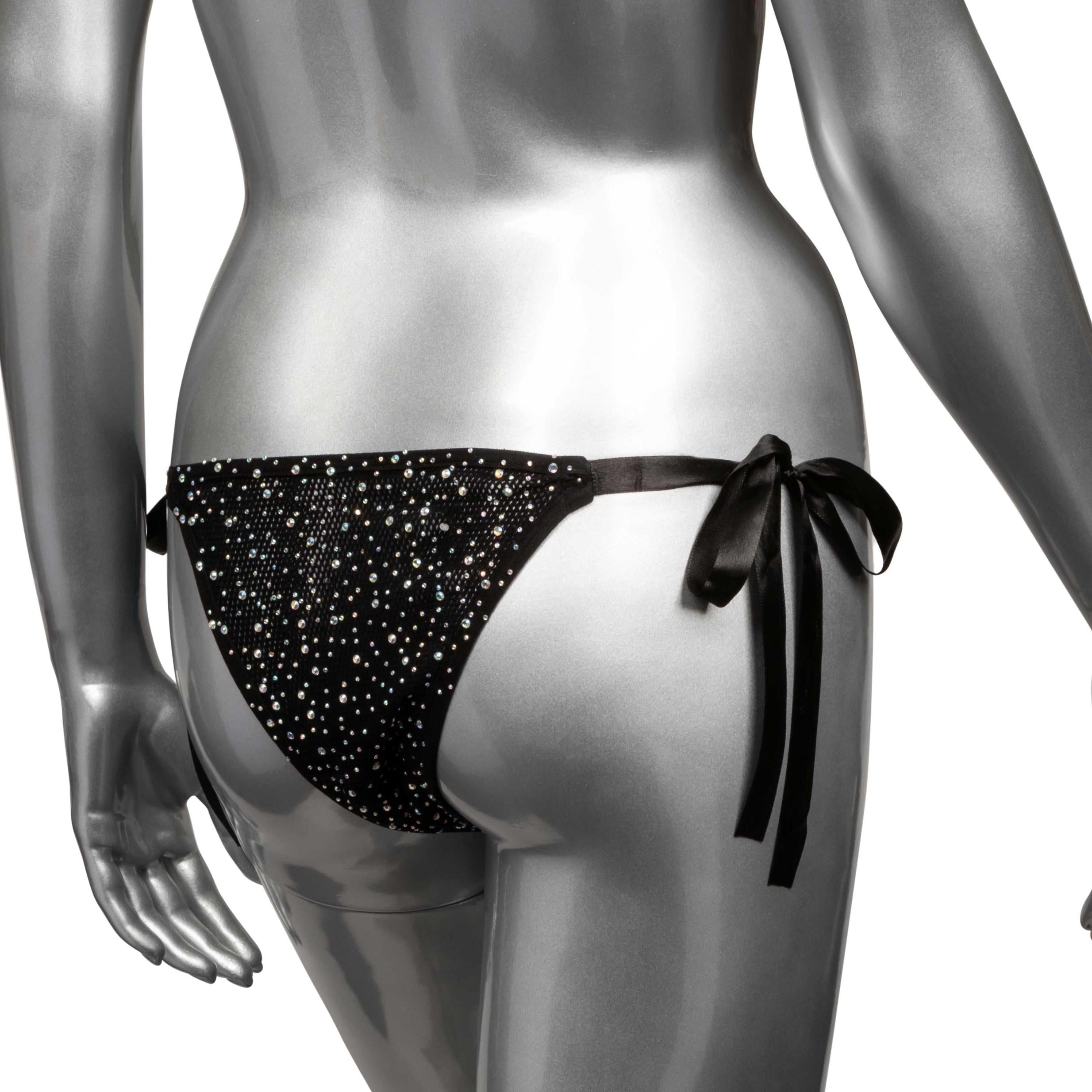Radiance Side-Tie Panties - Black - GreatEagleInc