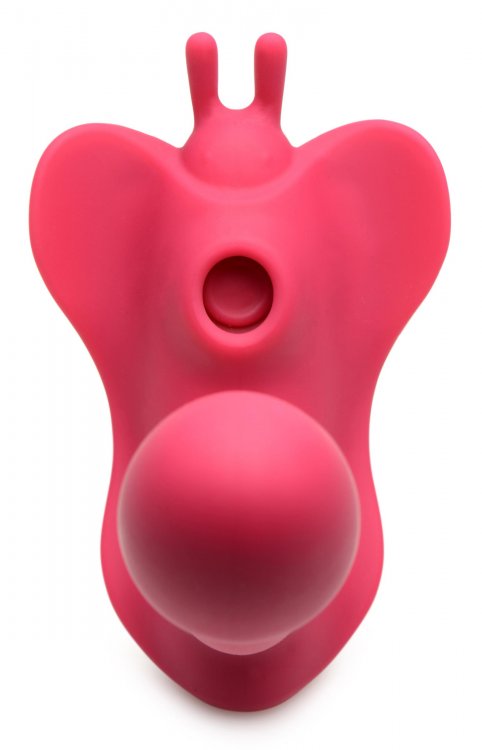 Shegasm Butterfly Tease 10x Clit Suction Stim W/ Remote - GreatEagleInc