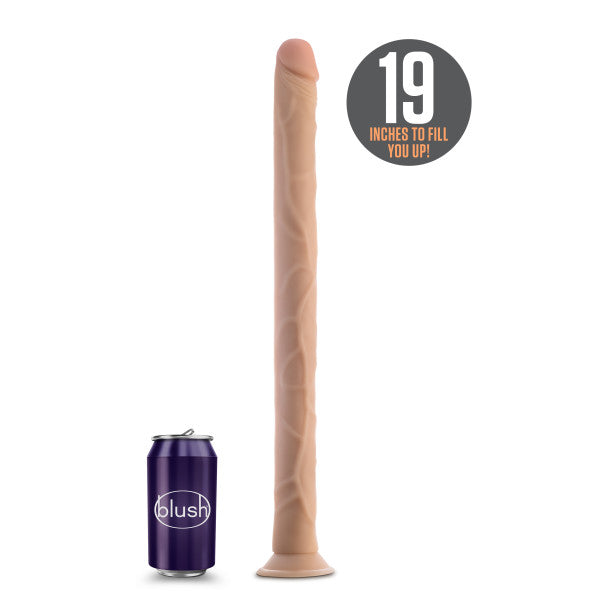 Dr Skin 19in Dildo Beige - GreatEagleInc