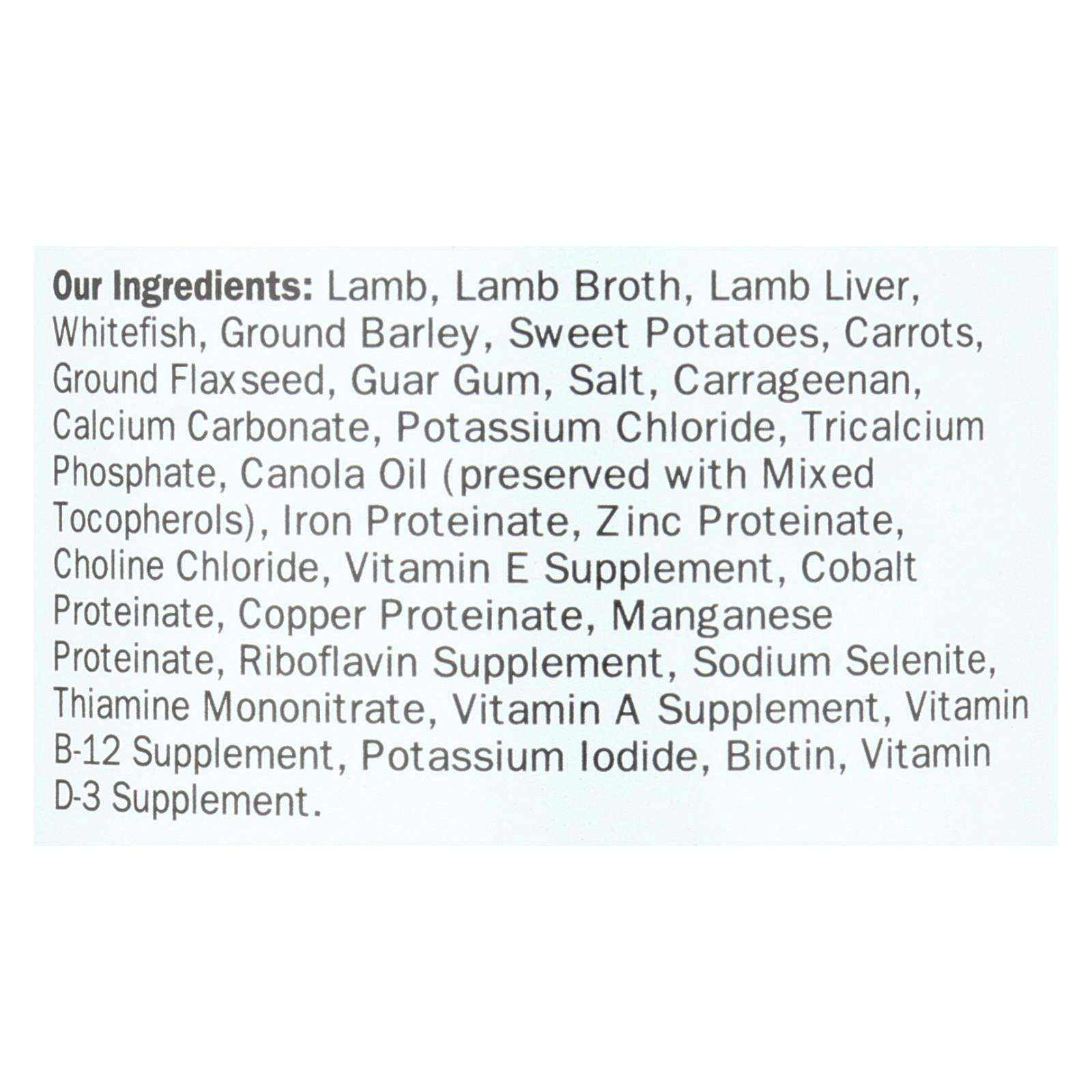 Wellness Pet Products Dog Food - Lamb And Sweet Potato Recipe - Case Of 12 - 12.5 Oz. - GreatEagleInc