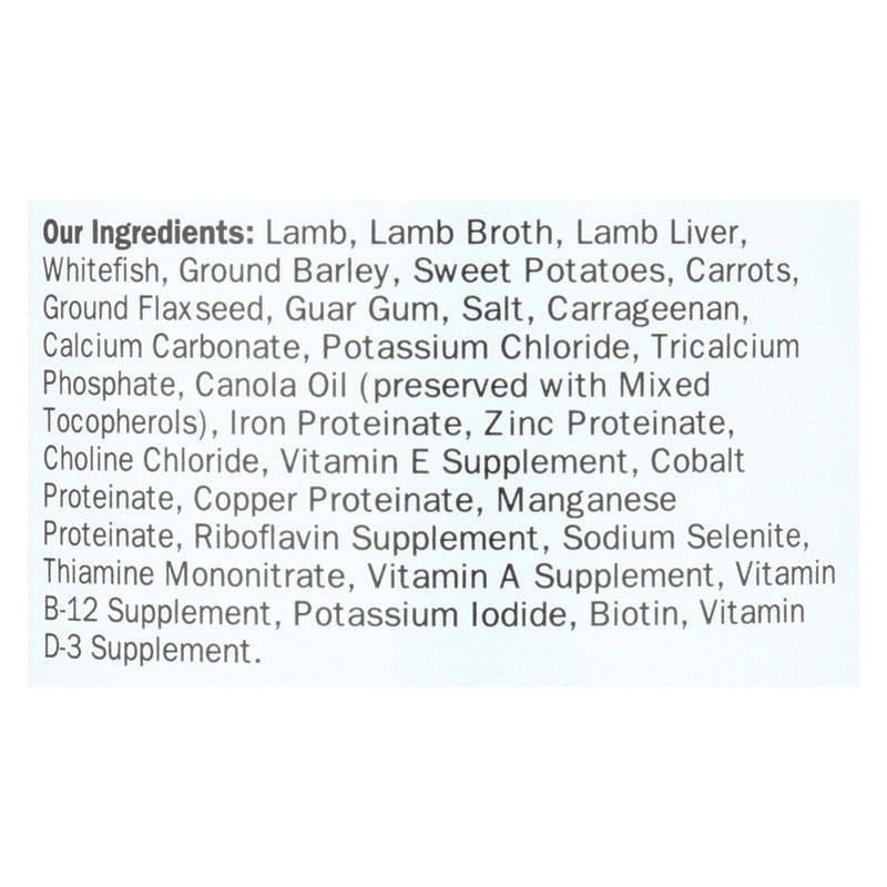 Wellness Pet Products Dog Food - Lamb And Sweet Potato Recipe - Case Of 12 - 12.5 Oz. - GreatEagleInc