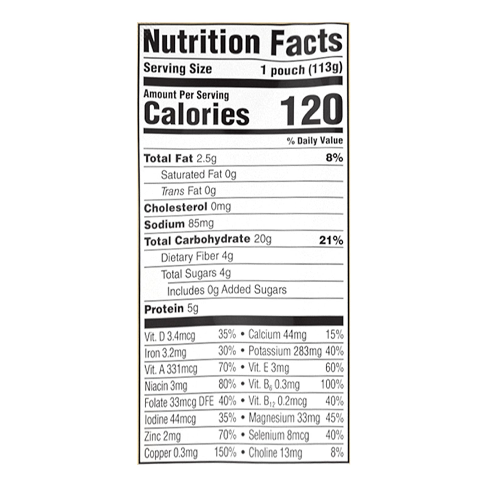 Cerebelly - Puree Sweet Pot Pnto Bn - Case Of 6-4 Oz - GreatEagleInc