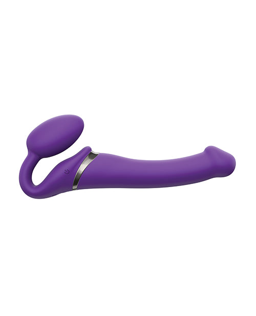 Strap On Me Vibrating Bendable M Strapless Strap On - Purple - GreatEagleInc