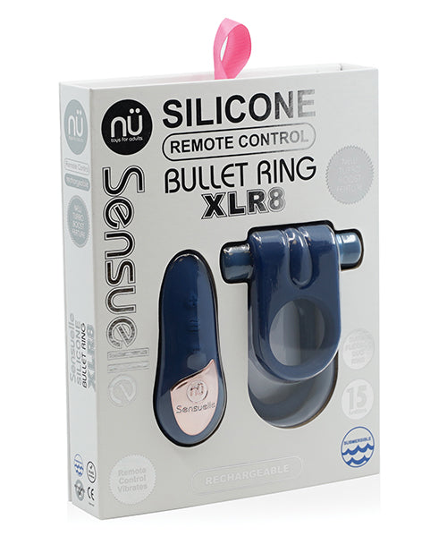 Sensuelle Silicone Remote Control Xlr8 Turbo Boost Cock Ring - GreatEagleInc