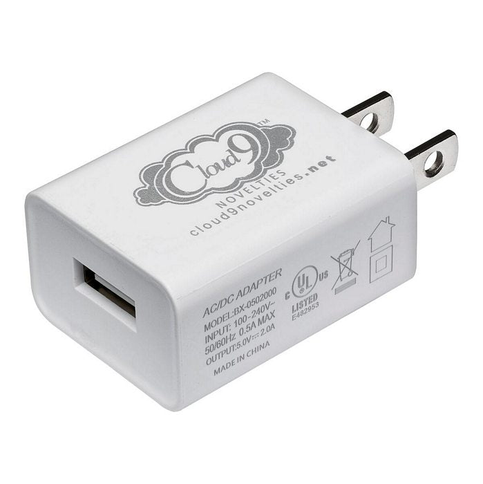 (d) Cloud 9 Usb 1 Port Adapter Charger For Vibrators - GreatEagleInc