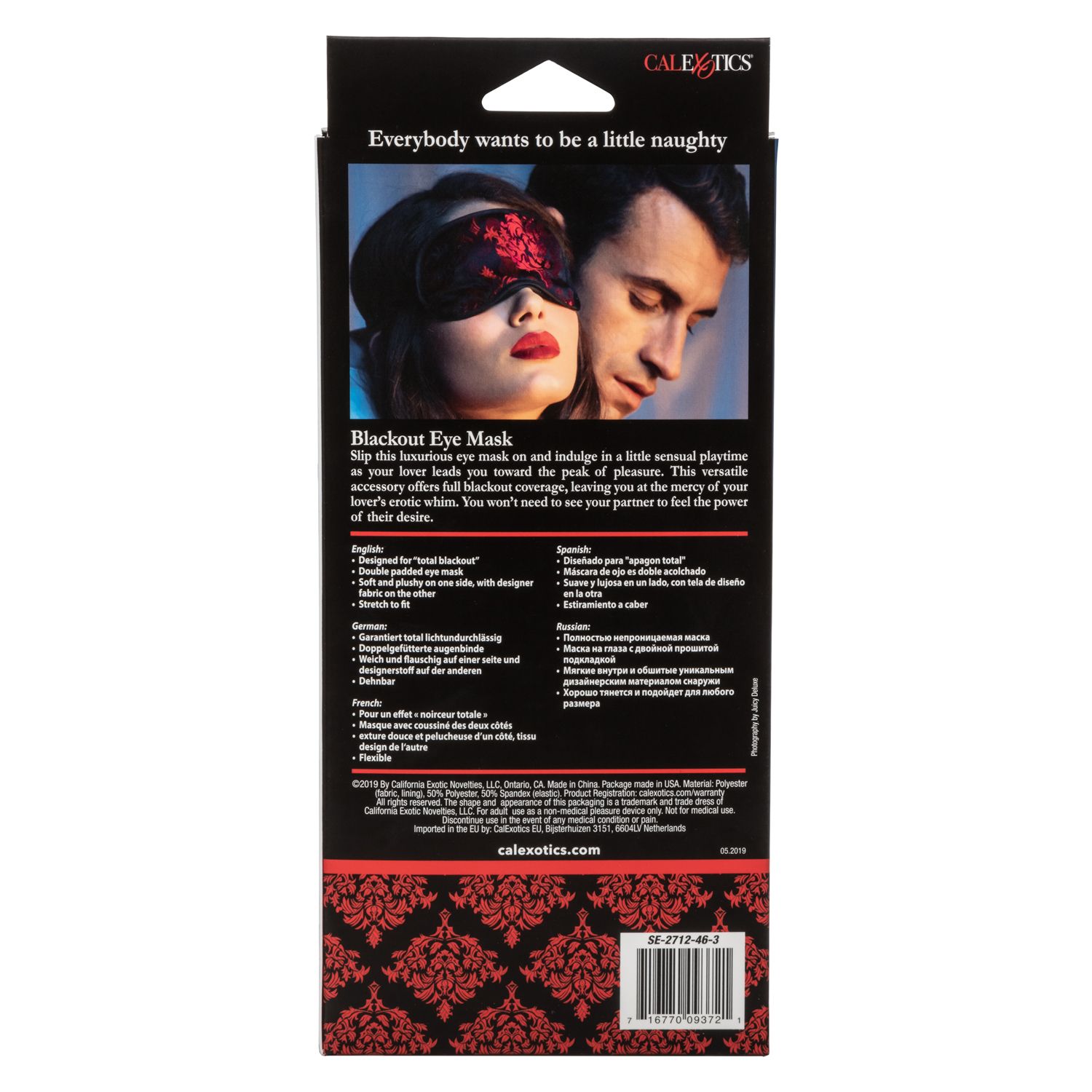 Scandal Blackout Eye Mask - GreatEagleInc