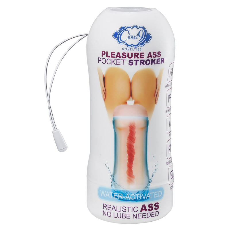 Cloud 9 Pleasure Anal Pocket Stroker Water Activated - GreatEagleInc