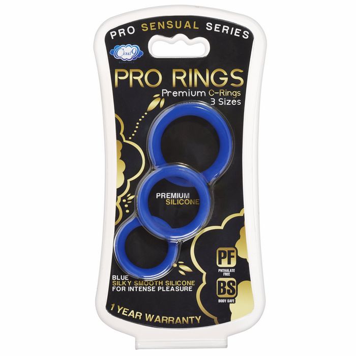 Cloud 9 Pro Sensual Silicone Cock Ring 3 Pack - GreatEagleInc