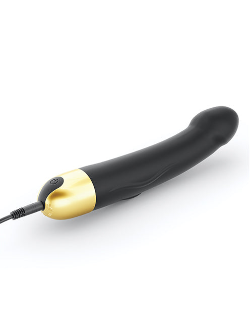 Dorcel Real Vibration M 8.6" Rechargeable Vibrator 2.0 - Black/gold - GreatEagleInc