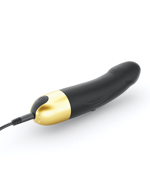 Dorcel Real Vibration S 6" Rechargeable Vibrator 2.0 - Gold - GreatEagleInc
