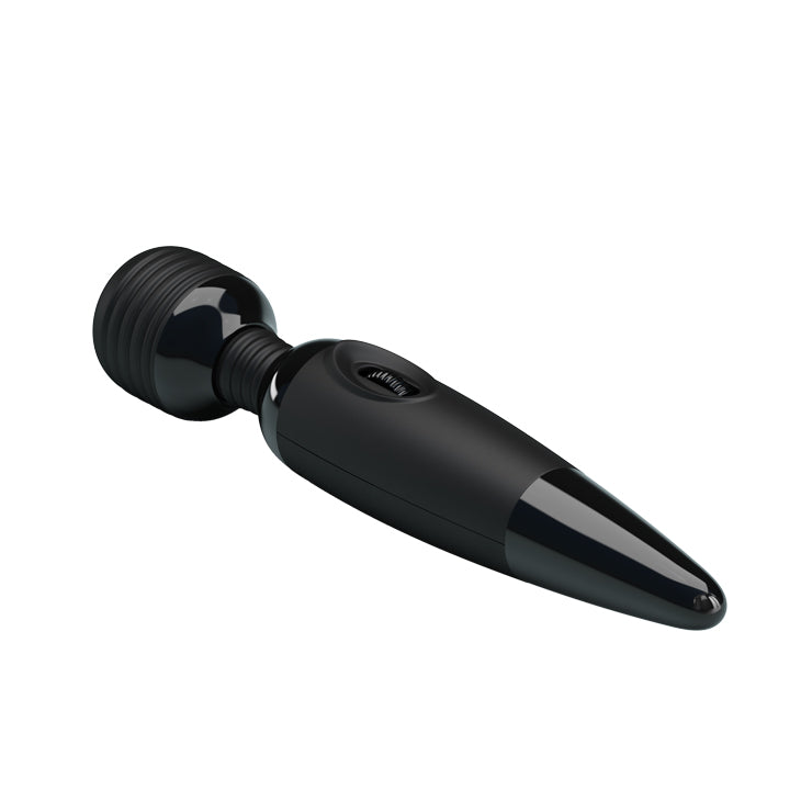 Pretty Love Power Wand-black Silicone Vibrator - GreatEagleInc
