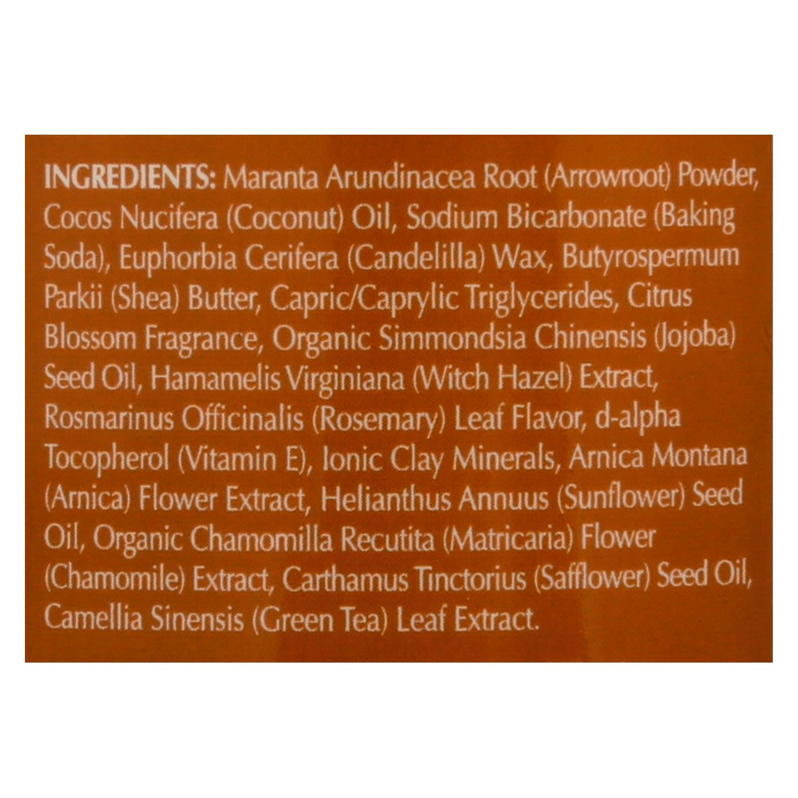 Zion Health Adama Minerals Clay Deodorant Citrus Blossom - 2.5 Oz - Eco-Friendly Home & Grocery