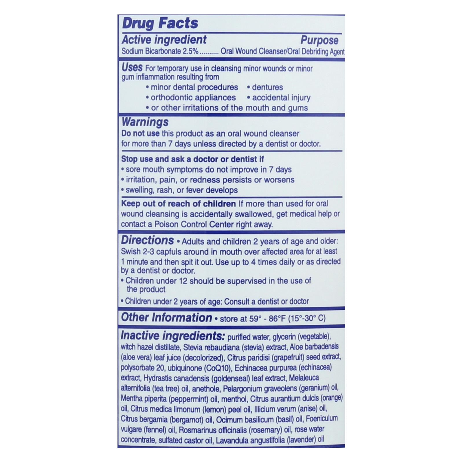 Eco-dent Dailyrinse Mouthrinse - Mint - 8 Oz - GreatEagleInc