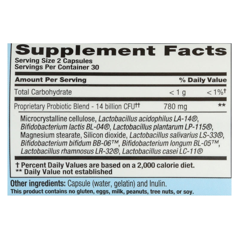 Nutrition Now Pb 8 Pro-biotic Acidophilus For Life - 60 Capsules - GreatEagleInc