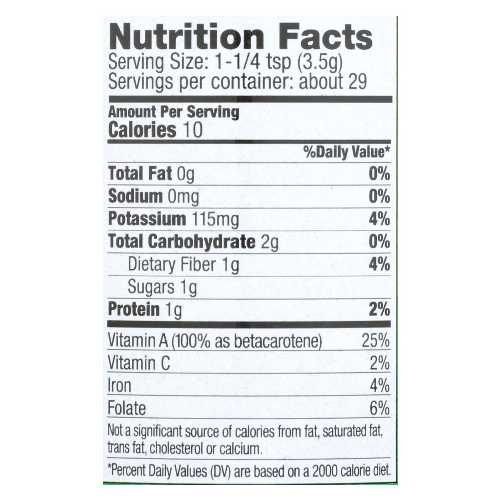 Pines International 100% Organic Barley Grass Powder - 3.5 Oz - GreatEagleInc