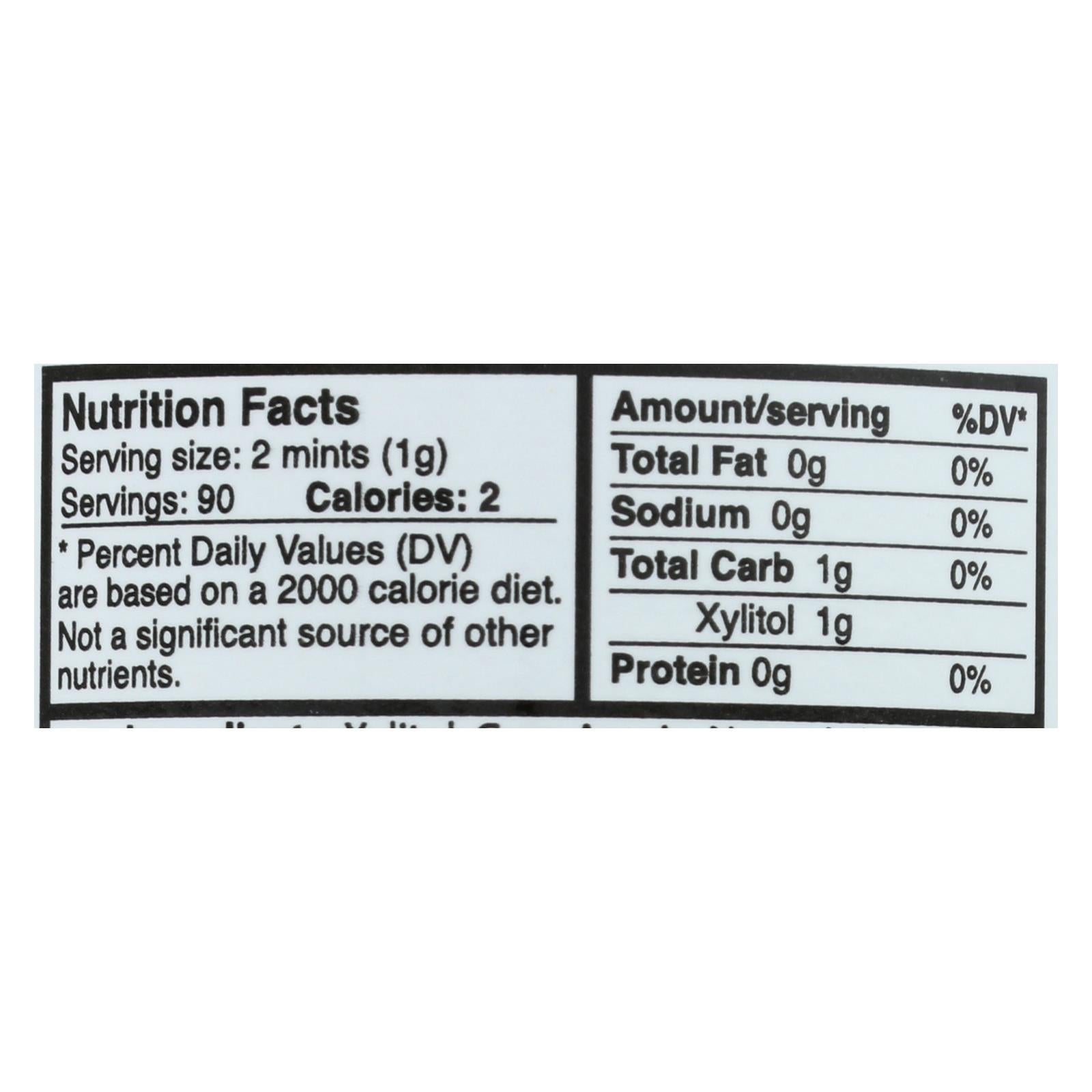 Epic Dental - Xylitol Mints - Peppermint Xylitol Bottle - 180 Ct - Eco-Friendly Home & Grocery