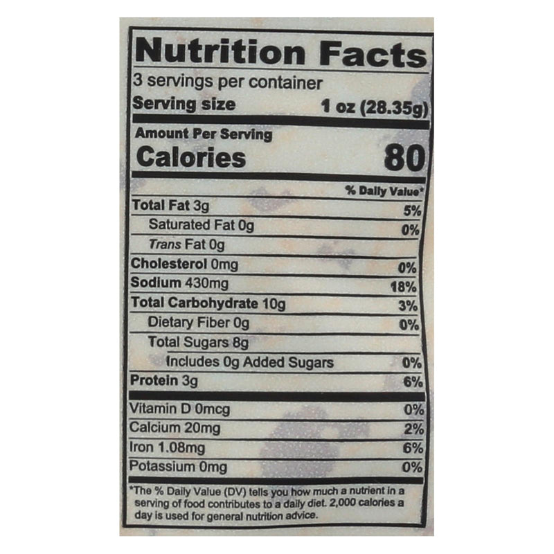 Louisville Vegan Jerky Jerky - Vegan - Carolina Bbq - Case Of 10 - 3 Oz - GreatEagleInc