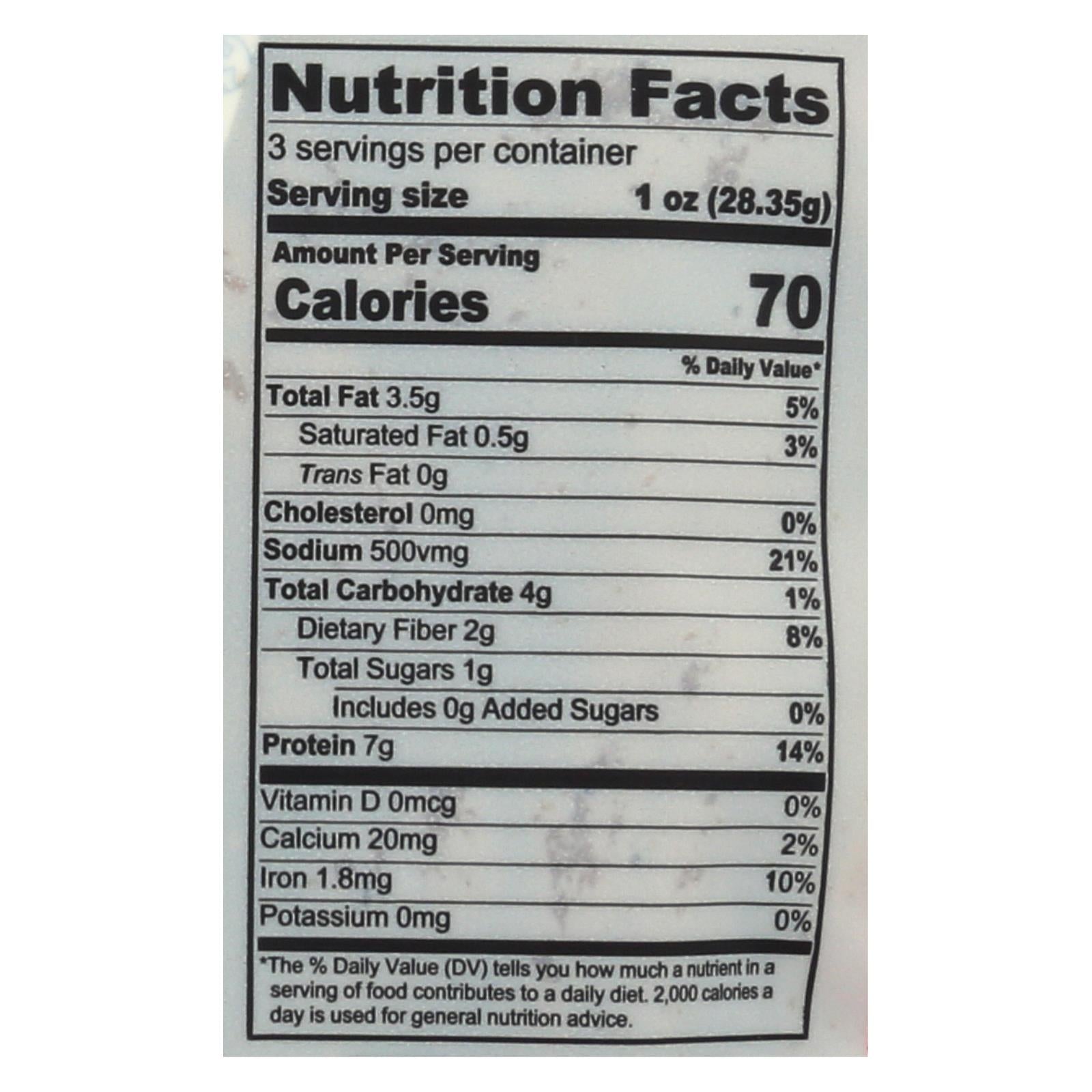 Louisville Vegan Jerky Jerky - Vegan - Black Pepper - Case Of 10 - 3 Oz - GreatEagleInc