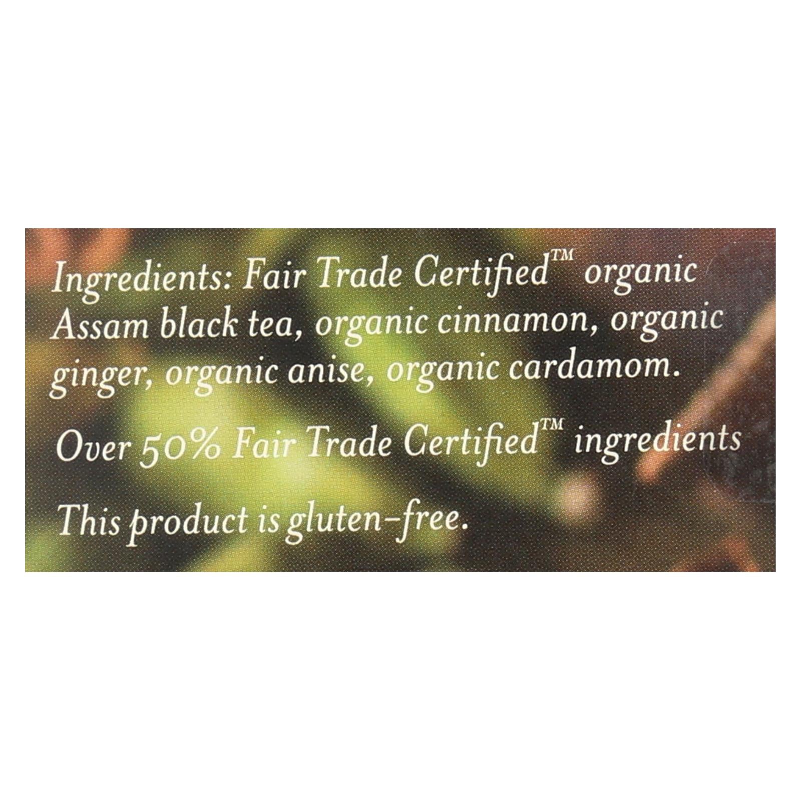 Numi Golden Chai Spiced Assam Black Tea - 18 Tea Bags - Case Of 6 - GreatEagleInc