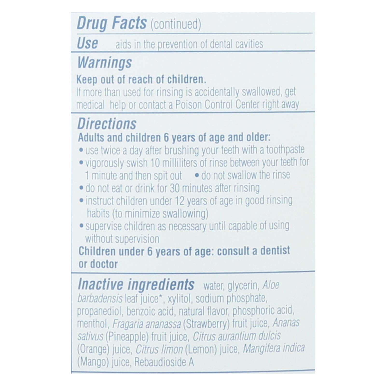 Tom's Of Maine - Kids Rinse Flrd Straw - 1 Each - 16 Oz - GreatEagleInc