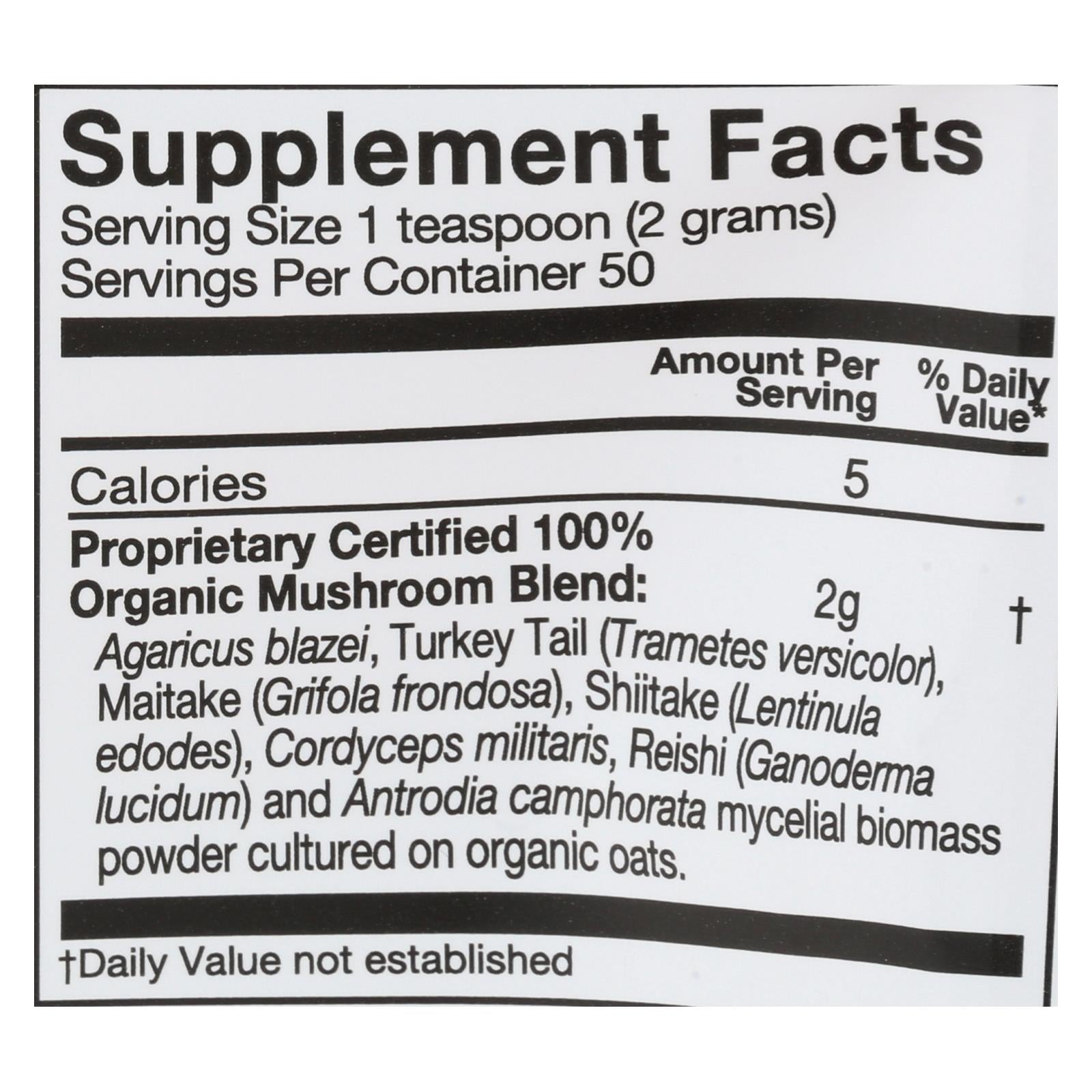 Om - Immune Organic Powder 100grm - 1 Each - 3.5 Oz - GreatEagleInc