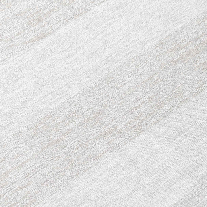 2' X 8' Ivory Striped Washable Indoor Outdoor Runner Rug