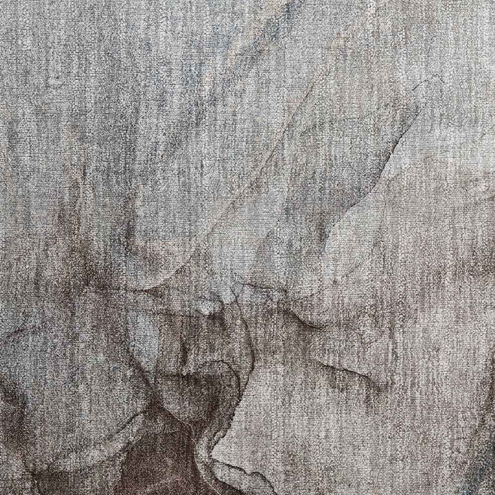 2' X 3' Taupe Abstract Washable Non Skid Indoor Outdoor Area Rug