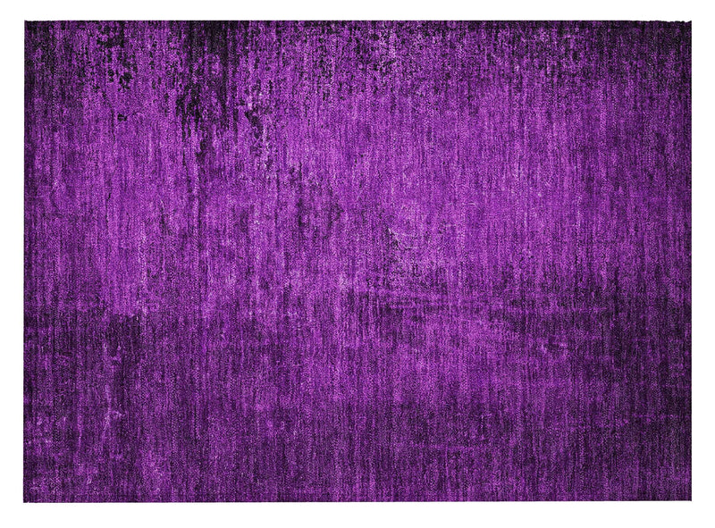 2' X 3' Purple Abstract Washable Non Skid Indoor Outdoor Area Rug