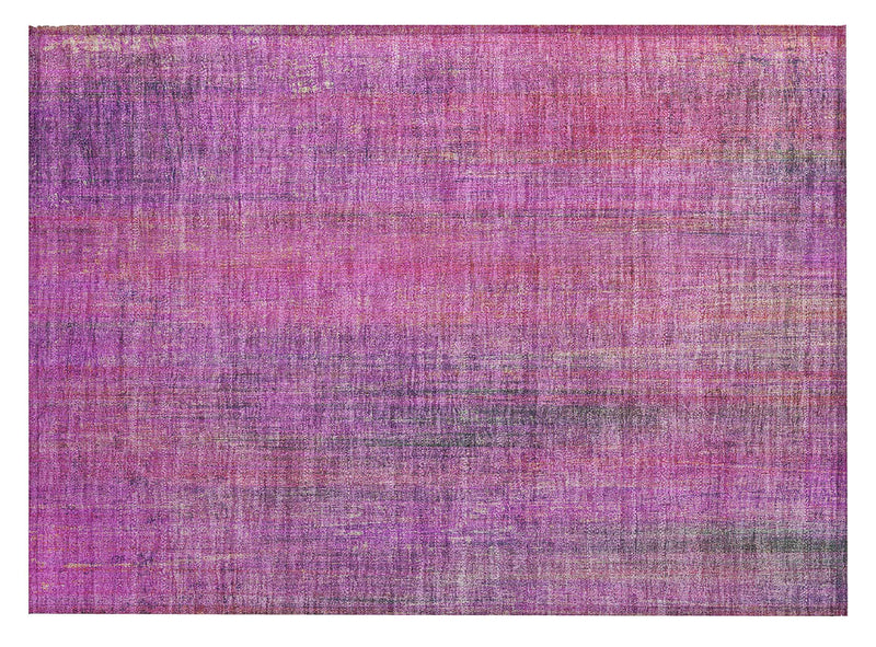 2' X 3' Lilac Striped Washable Non Skid Indoor Outdoor Area Rug