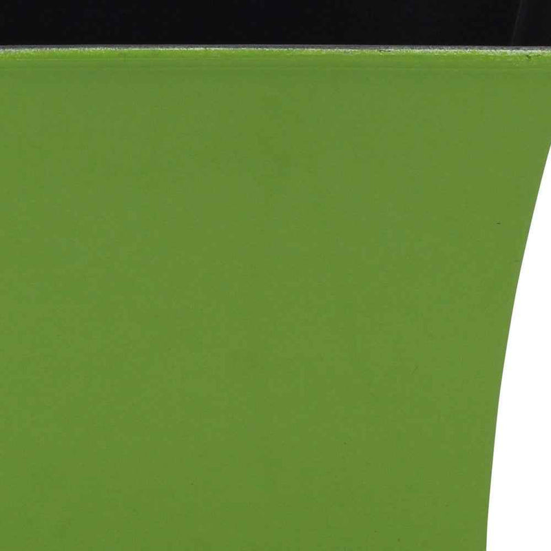 7" Lime Green Recycled Plastic Indoor Outdoor Square Pot Planter