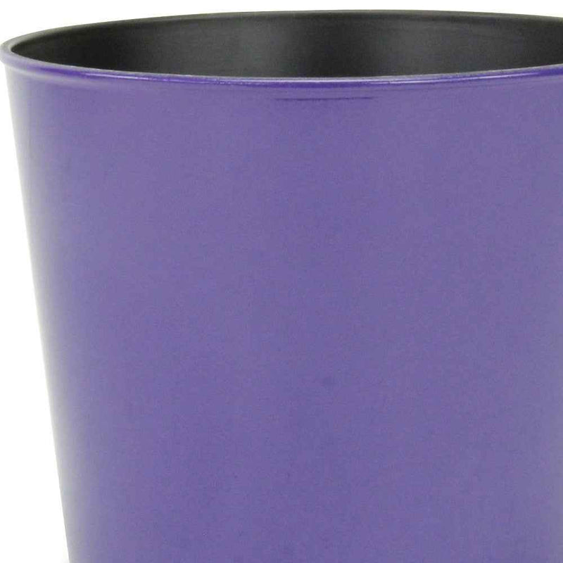 7" Navy Blue Recycled Plastic Indoor Outdoor Round Pot Planter