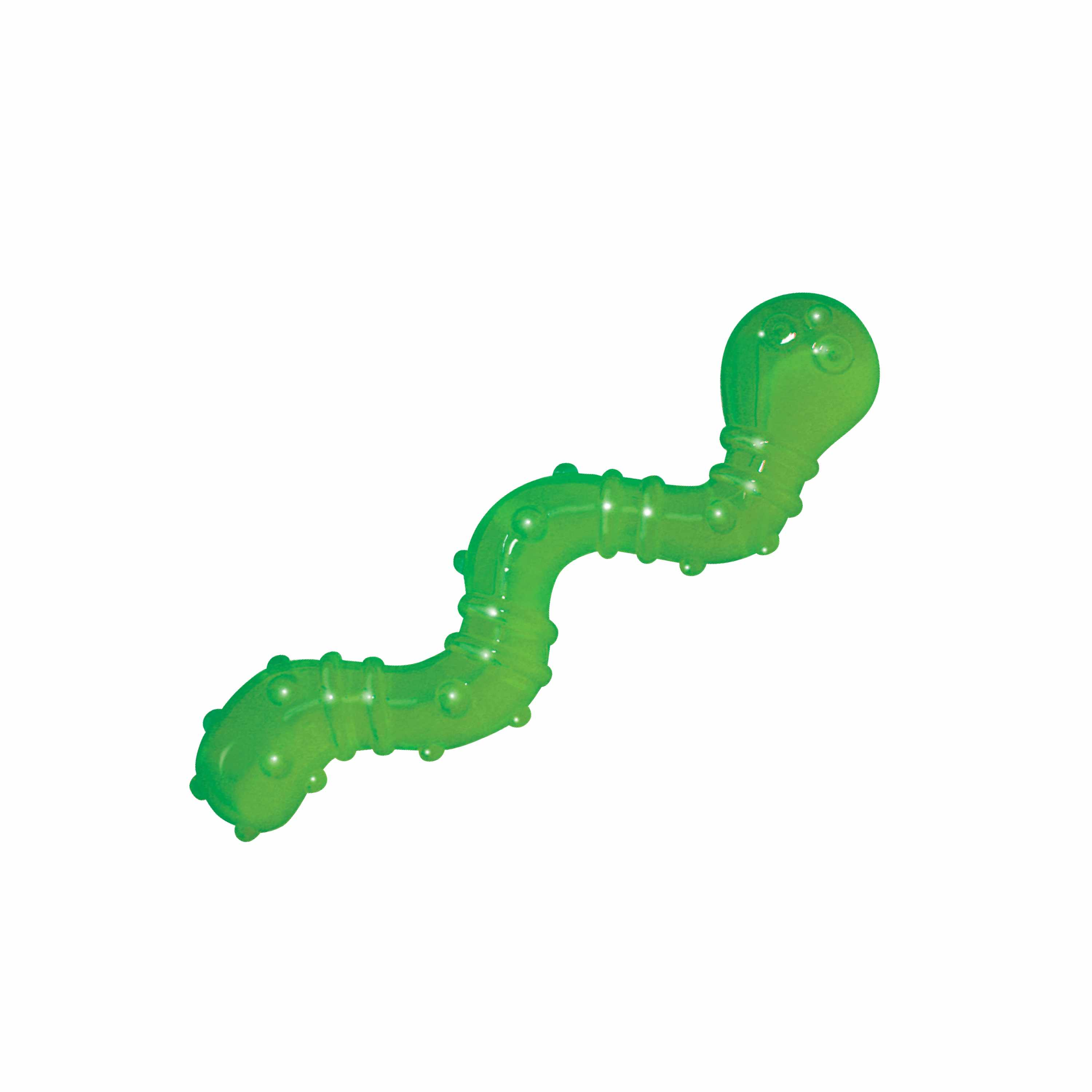 Catstages Orkakat Wiggle Worm Dental Catnip Cat Chew Toy - 1 - Pet Supplies