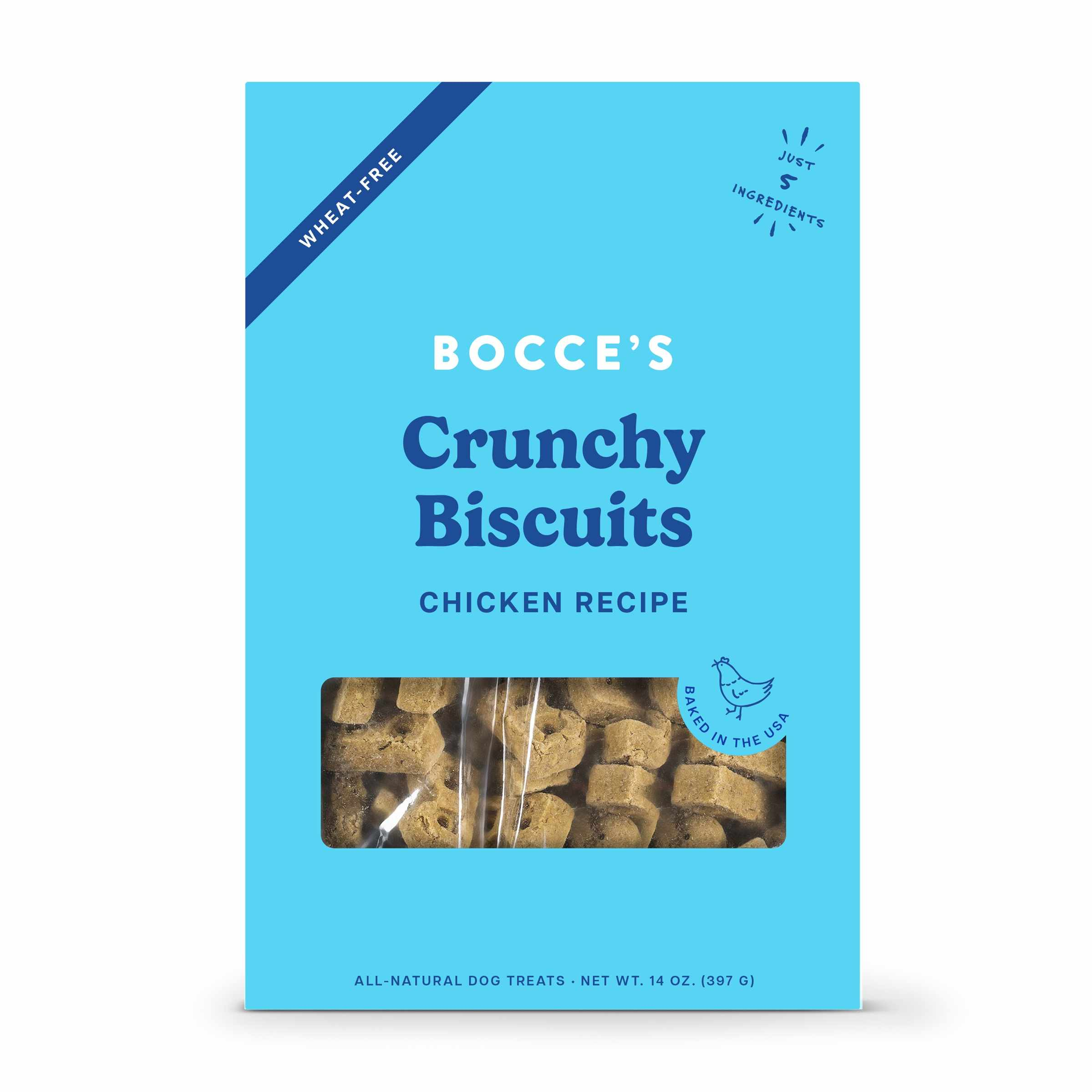 Bocce's Bakery Chicken Biscuit Boxes Dog Treats 14oz - 1 - Treats