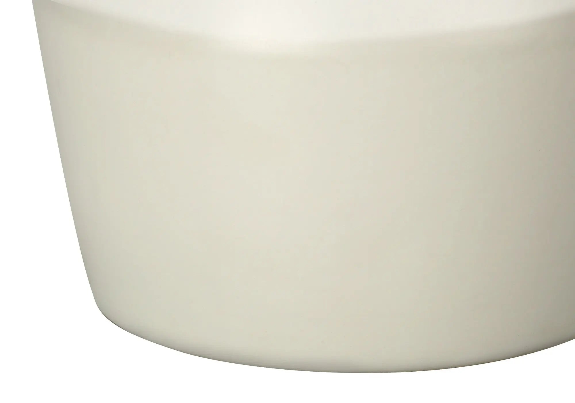 17" Cream Ceramic Geometric Table Lamp With Cream Drum Shade Homeroots Lighting
