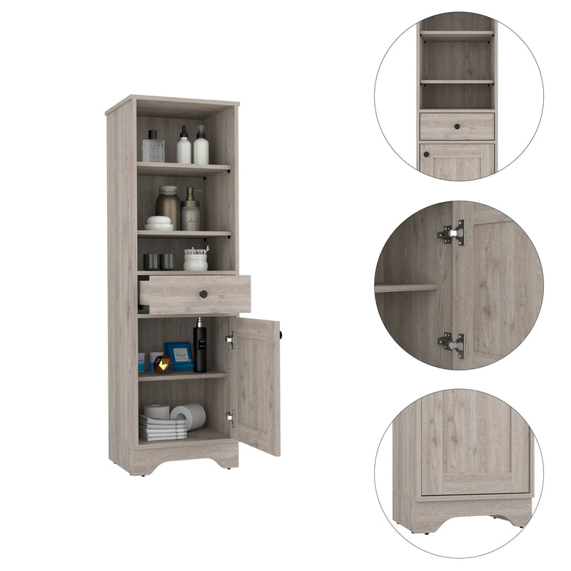 17" Light Gray Wood Freestanding Single Door Bathroom Vanity Homeroots Bed & Bath