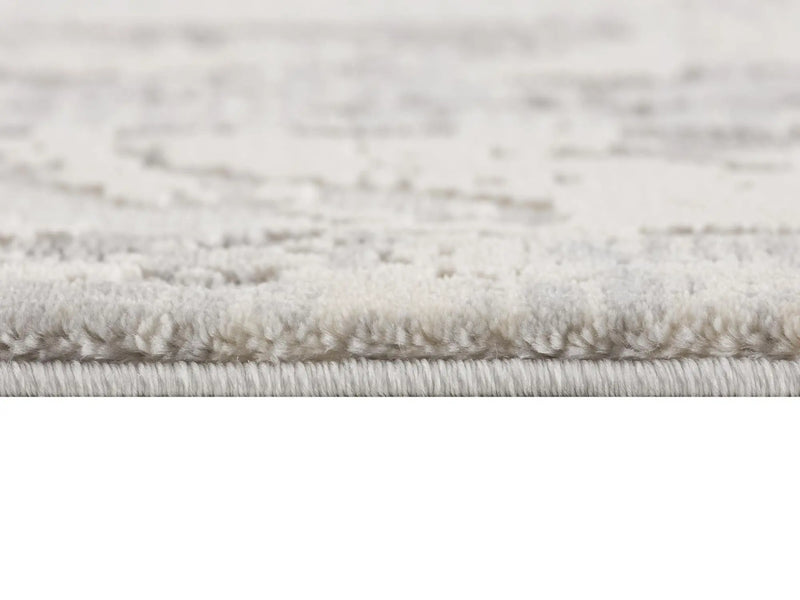 17' Runner Gray And Ivory Abstract Runner Rug Homeroots Home Decor
