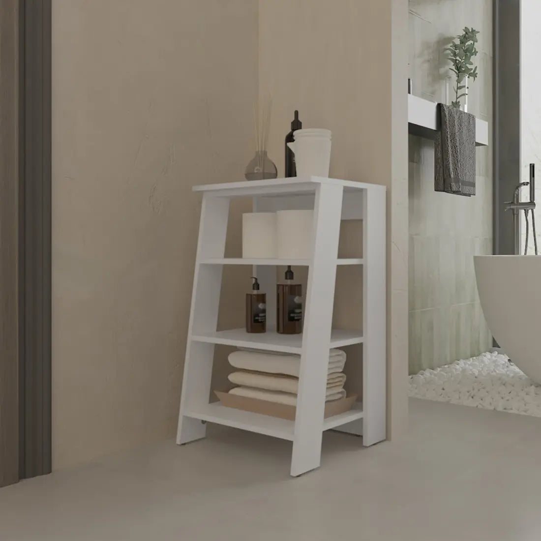 17" White Wood Freestanding Bathroom Vanity Homeroots Bed & Bath