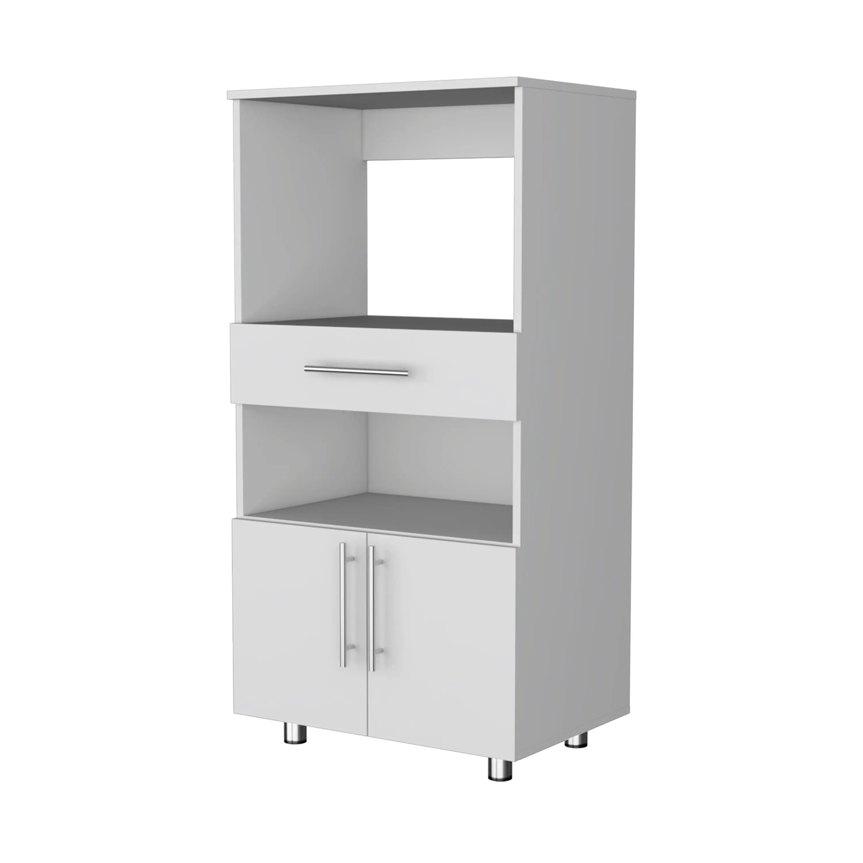 17" White Wood Pantry Or Storage Closet Homeroots Kitchen & Dining