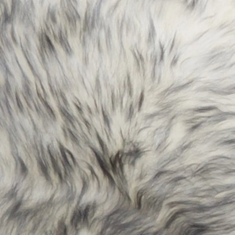 17" X 17" Gray Genuine Sheepskin Chair Pad Homeroots Kitchen & Dining