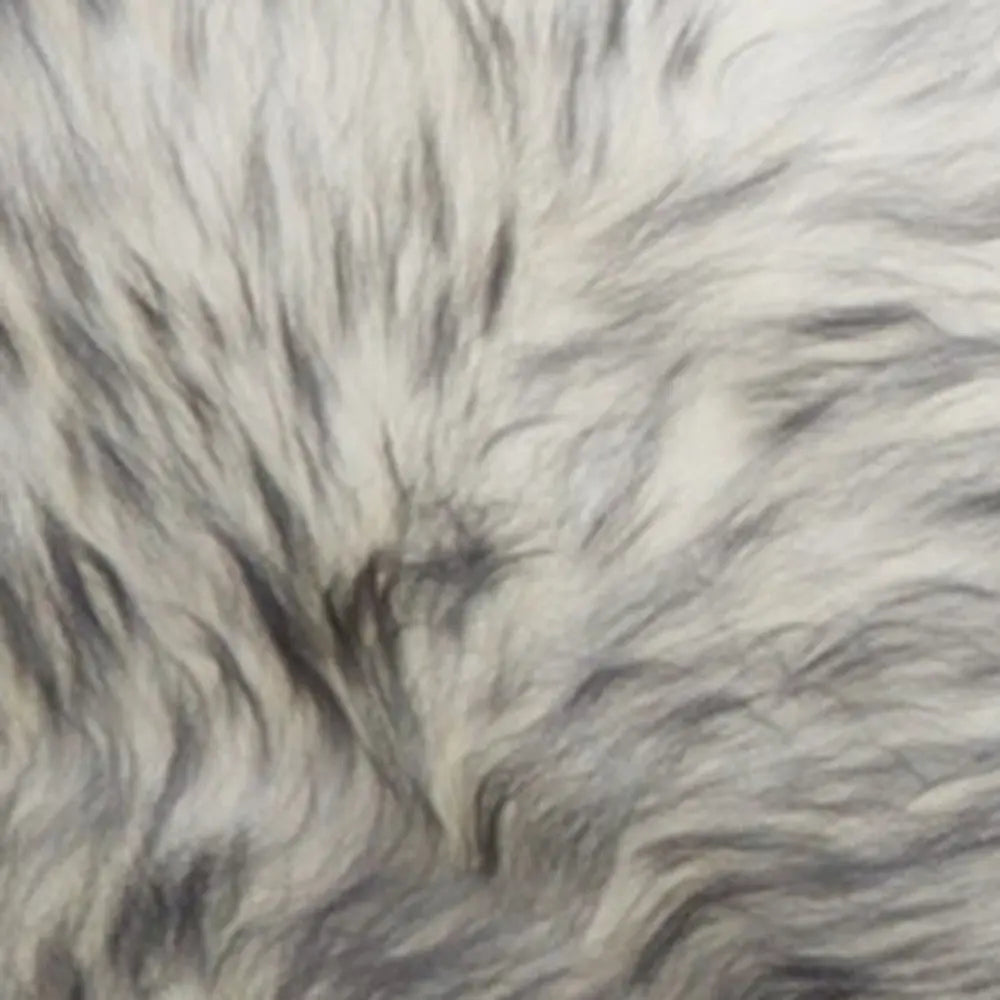17" X 17" Gray Genuine Sheepskin Chair Pad Homeroots Kitchen & Dining