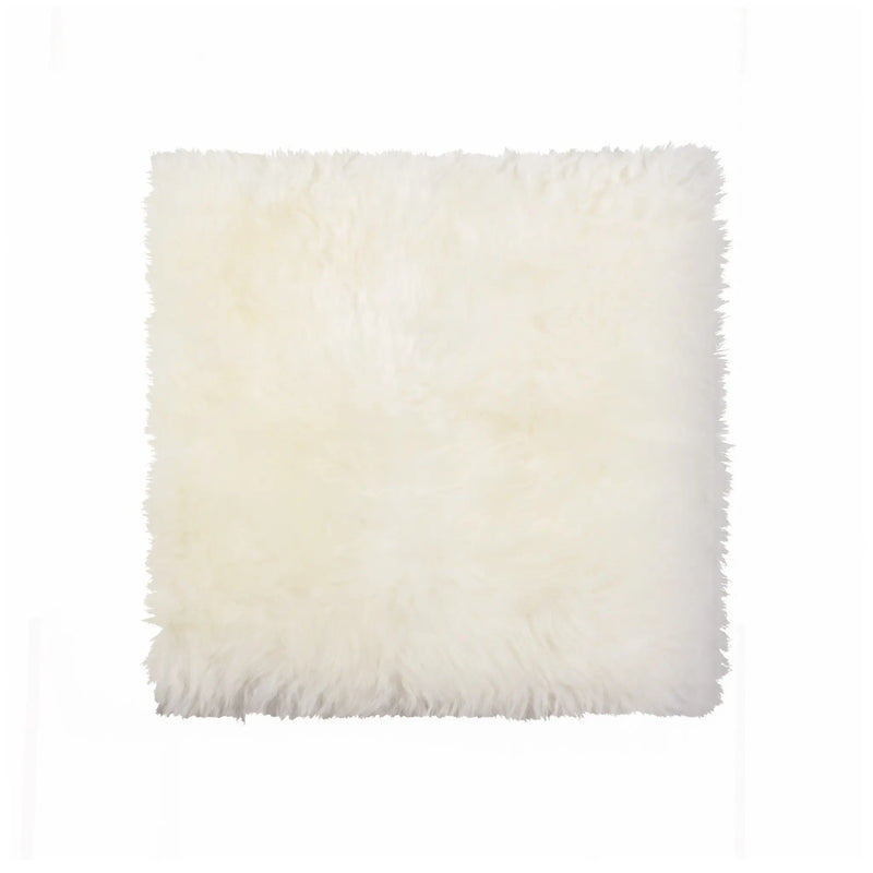 17" X 17" White Synthetic Solid Color Pad Homeroots Kitchen & Dining