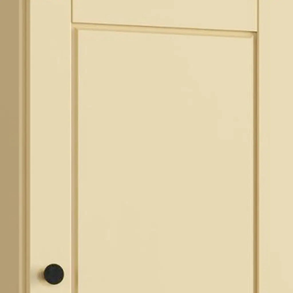 17" Yellow Solid Wood Free Standing Double Door Linen Cabinet Homeroots Organization