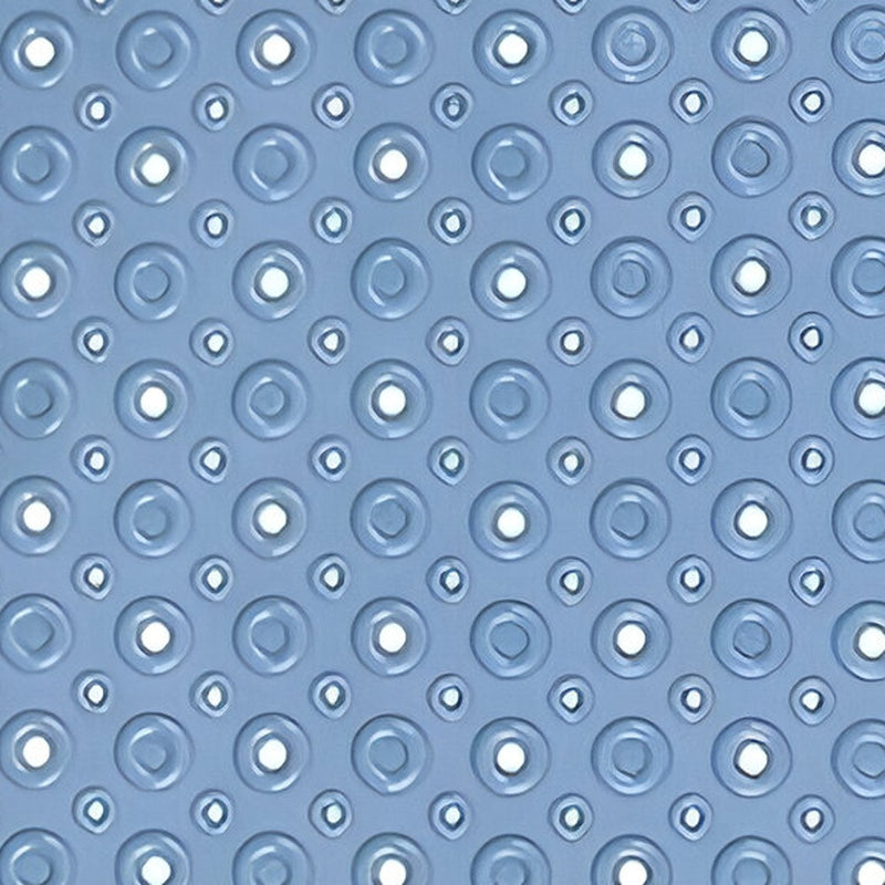 40" Blue Bubbles Non Slip Bathtub Mat - Bed & Bath