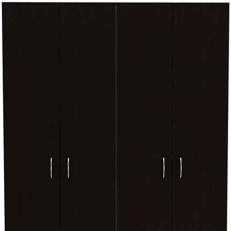 67" Black and White Single Drawer Combo Dresser