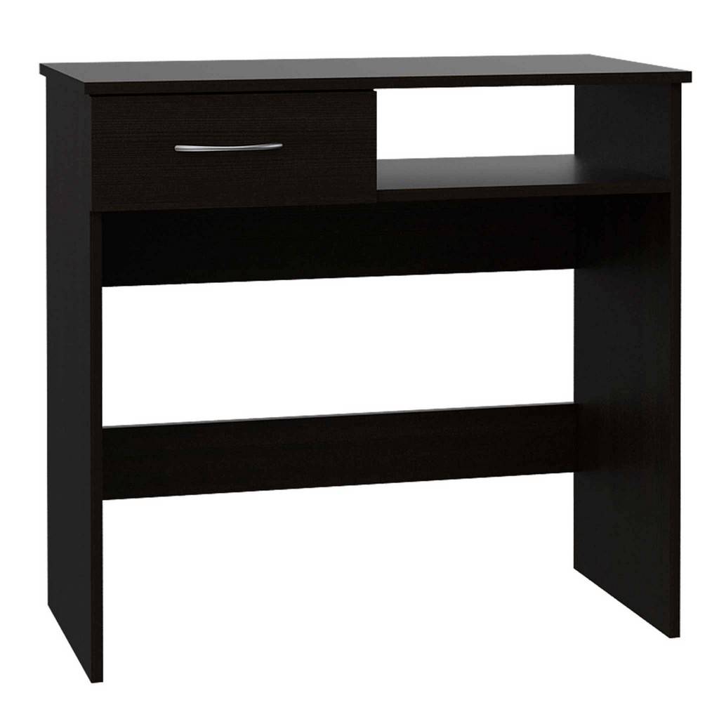 32" Black Computer Desk Desk and Bookshelf Set Default Title