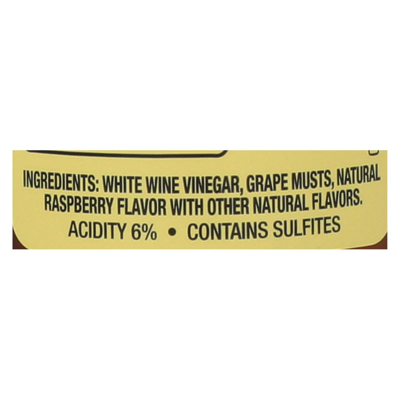 Alessi - Vinegar - White Balsamic Raspberry Blush - Case Of 6 - 8.5 Fl Oz. - GreatEagleInc