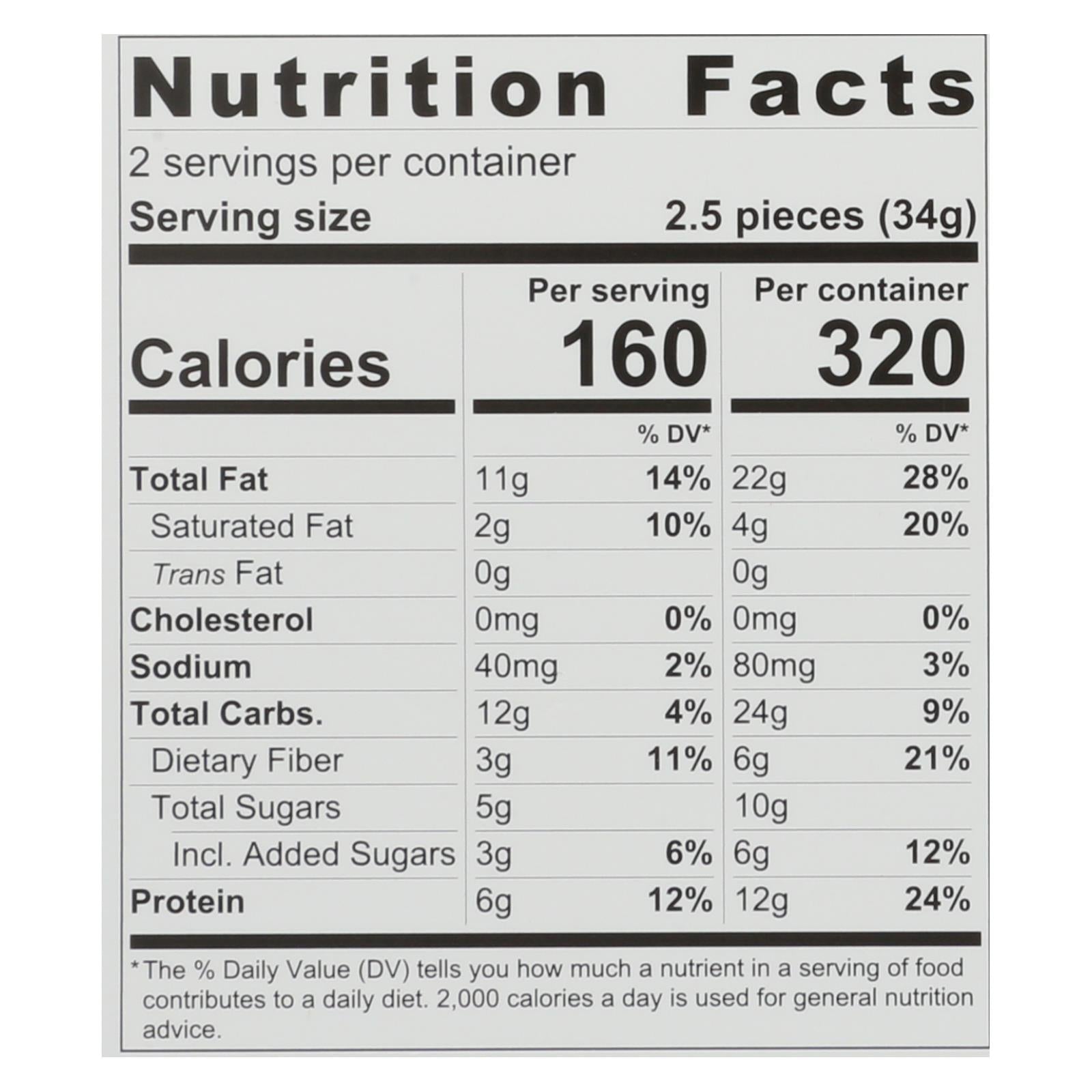 Tosi - Superbites Cashew - Case Of 12-2.4 Oz - GreatEagleInc