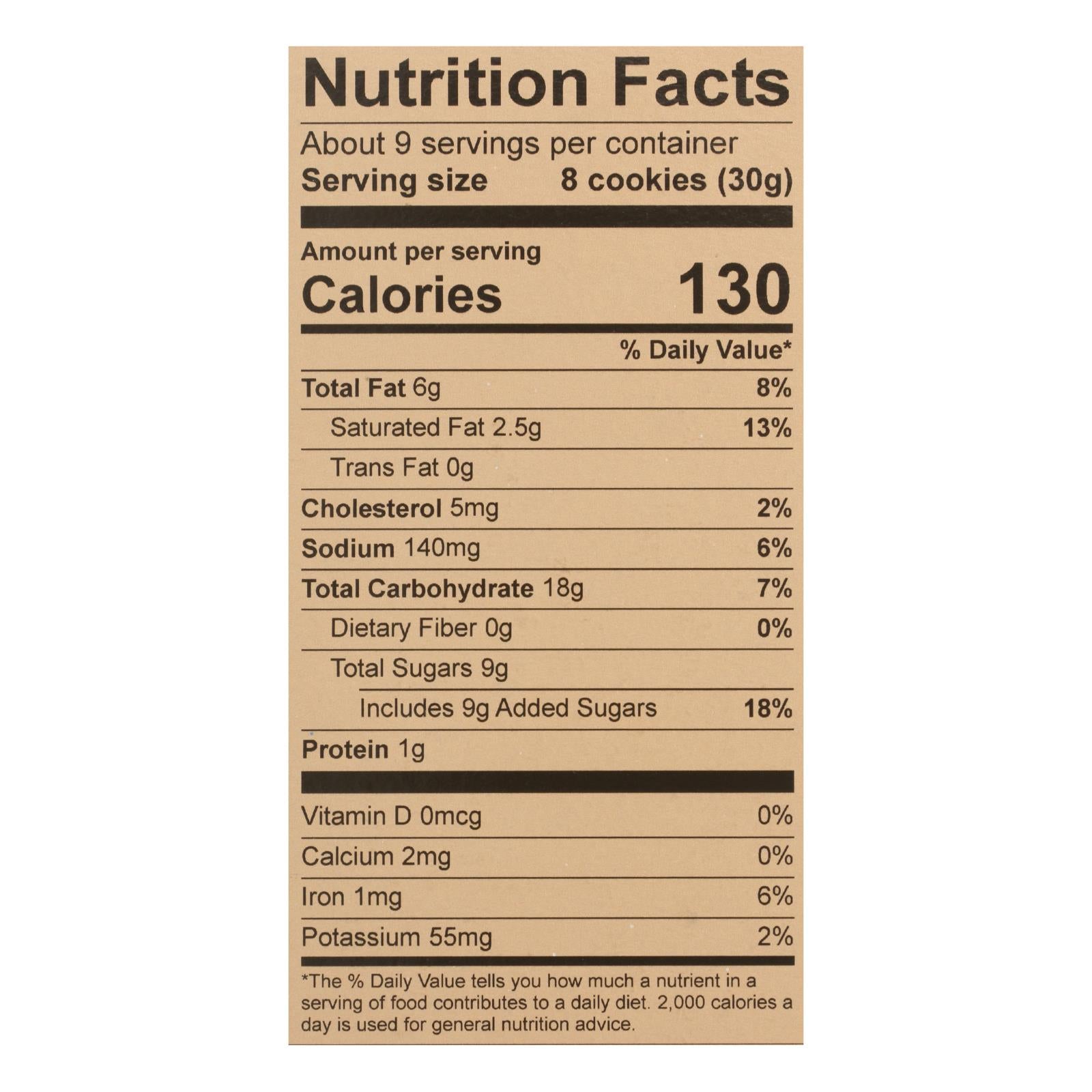 Deweys Bakery - Cookies Brownie Crisp - Case Of 6 - 9 Oz - GreatEagleInc